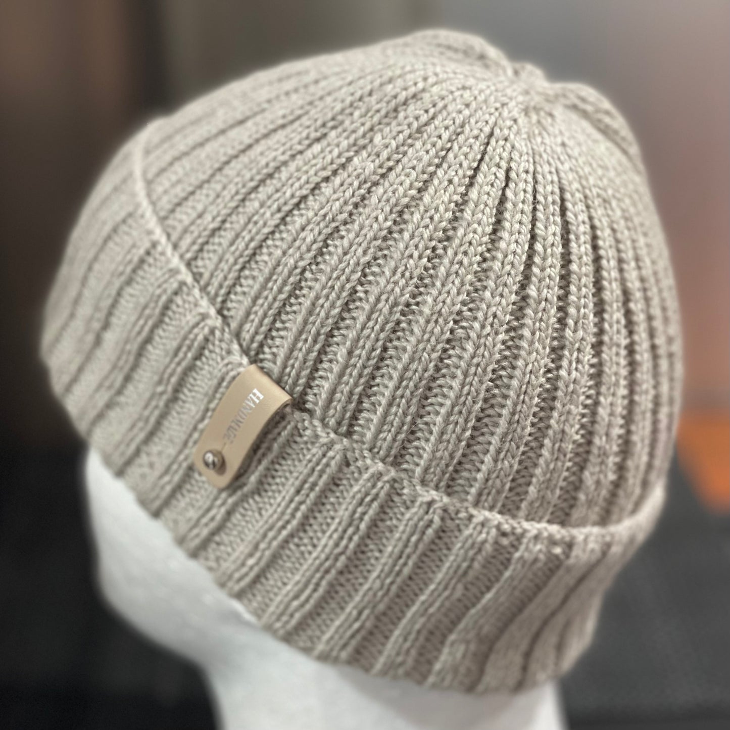 Arcadia Classic Rib Hand Knitted Beanie